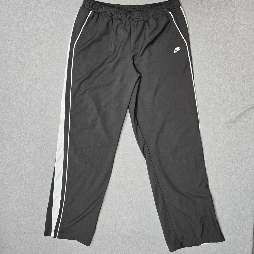 VINTAGE Nike Sportswear Women Activewear Pants L Gray Track Y2K 268908-065